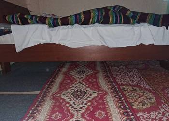 Łóżko porządne stare drewniane