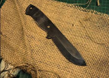 Klinga "Niedźwiedź II" Blank Bushcraft Nóż Ręcznie Robiony