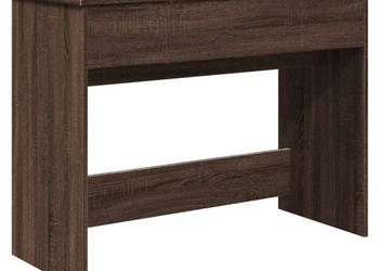Toaletka z lustrem brązowy dąb 100x45x76 cm WM-840701