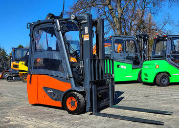 Wózek widłowy elektryczny Linde E14-02 1,4 t triplex 4,1 m 2019