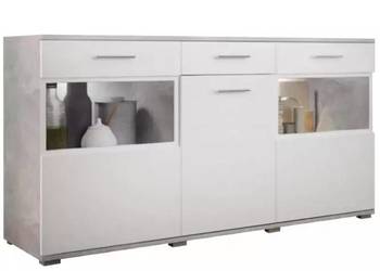 Nowa komoda Blues 154cm biały/beton