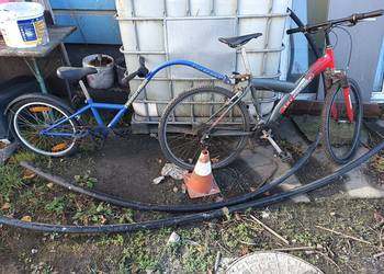 Rower z przyczepką do nauki jazdy dla dzieci