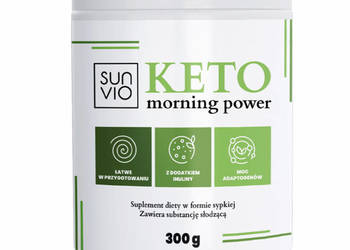 Keto morning power - napój funkcjonalny w proszku SunVio 300g