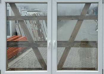 OKNA KacprzaK 196X144 OKNO Używane Plastikowe PCV