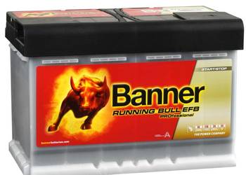 Akumulator 75Ah 700A Banner RUNNING BULL EFB