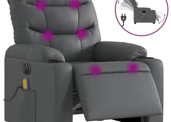 vidaXL Rozkładany fotel masujący, elektryczny(SKU:3206595)