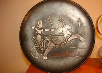 miedziany talerz egipski