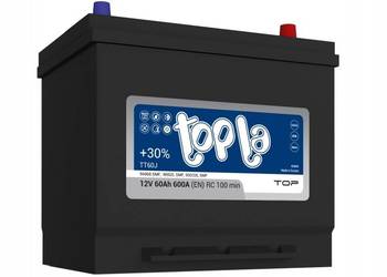 Akumulator Topla Top JIS 12V 60Ah 600A P+ TT60J
