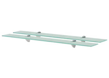 Półki szklane 2 szt. 80 x 20 cm 8 mm WM-3051523