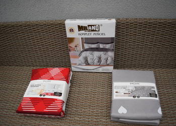 Trzy Komplety Nowej Pościeli * 220x2 * 70x80 * Okazja * Olsztyn * Wysyłka