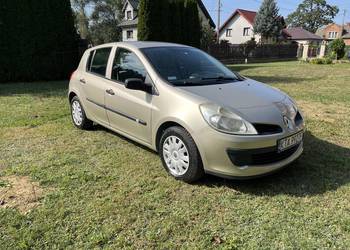 Renault Clio III 2006 rok z oszczędnym silnikiem 1.5 dci. Pięciodrzwiowy