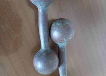 Sprzedam stare hantle PRL 2x3kg