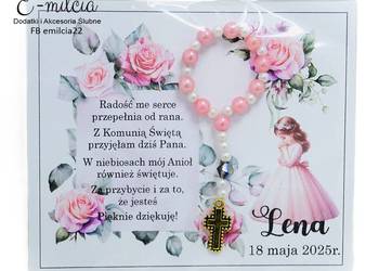 Podziękowania dla Gości I Komunia Św. DZIESIĄTKA RÓŻAŃCA FB Emilcia22 (Y)