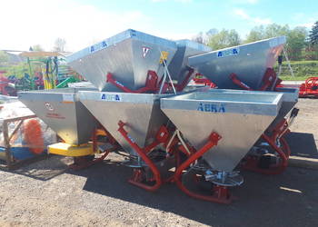 Rozsiewacz jednotalerzowy MINI polowy ocynk 500L ABRA2