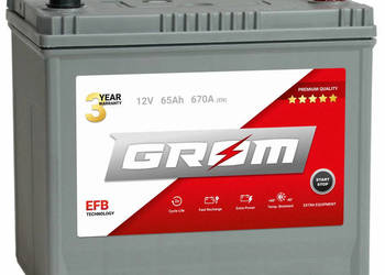 Grom Efb 65Ah/670AH JAP P+  Kętrzyńskiego 8 OLSZTYN 668x648x053