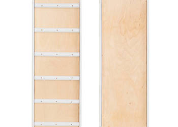 zjeżdżalnia dwustronna Woodiko - drewno-biały zjeżdżalnia dwustronna Woodiko - drewno-biały