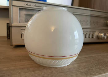 Klosz kula ze wzorkiem śr 14cm PRL