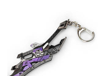 Techno Sword | 10 cm | Metal | Brelok | Houkai Impact