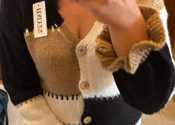 stylowy sweter kardigan italy moda - włoski szyk w twojej szafie