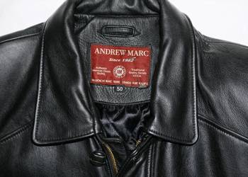 Skórzana kurtka Andrew Marc – skóra licowa – stan jak nowa – rozmiar 50 / L
