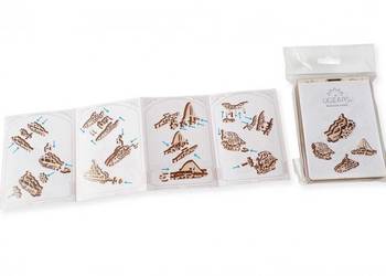 U-Fidgety Statki powietrzne mechaniczne do składania 4szt. UGEARS ANMUR