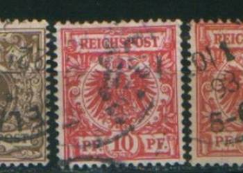 Zn. D RP 45a, b, 7a, b, 9 kas 1889