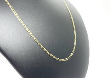 Nowy złoty łańcuszek pr 585 3,18g (Długość 52 cm) Pancerka, Ocechowany