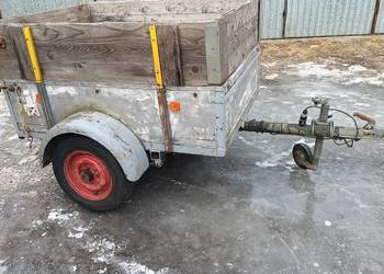 Przyczepa przyczepka aluminiowa fajna mała do samochodu lub kładą ciagnika
