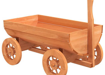 Ozdobny wózek 70x43x54 cm lite drewno jodłowe WM-364227