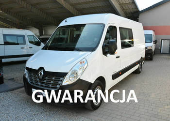 Renault Master 7 osobowy brygadówka L3H2 doka max 145KM pełna opcja servis…