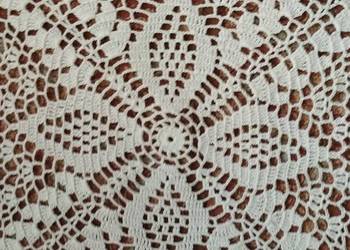 Serweta nowa szydełkowa na Wielkanoc do koszyka ze święconką nowa kwadrat