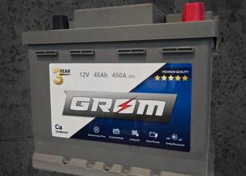 Akumulator GROM Premium 45Ah 450A EN ŁÓDŹ GÓRNA