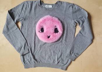 WIOSNA - Bluza H&M z emotką r.10 lat