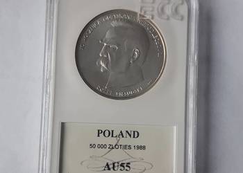 50 000 złotych 1988 Józef Piłsudski