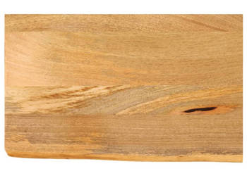 Blat stołu z naturalną krawędzią 40x20x25 cm drewno mango WM-370414