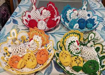 Ozdoby Wielkanocne na szydełku