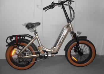 Rower ELEKTRYCZNY Fat Bike składany 20"/4"