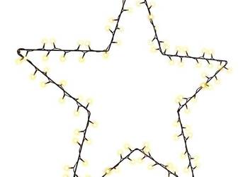 vidaXL Lampki świąteczne gwiazda sylwetka, 115 LED（SKU:4019601）