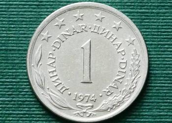 JUGOSŁAWIA - 1 dinar (1974r)