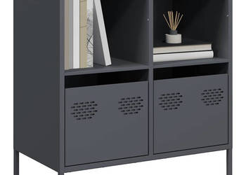 Szafka antracytowa 68x39x735 cm stal walcowana na zimno WM-851360