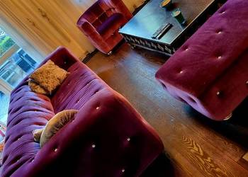 Komplet włoskich mebli glamour