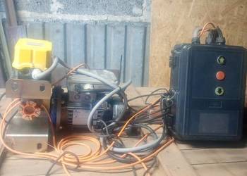 Siłownik centrala wraz z silnikiem elektrycznym z przekładnia i elementami