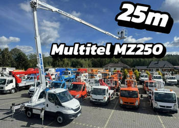 Iveco Daily 35S14 Podnośnik Koszowy Multitel MZ 250 Zwyżka UDT MX Versalif…