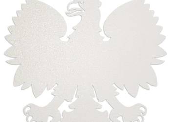 Orzeł patriotyczny 3D ze styropianu 94×99 cm - dekoracja do malowania