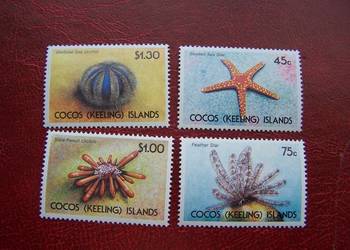 Wyspy Kokosowe 1991 MNH Mi. 245/48 Fauna Morska  a