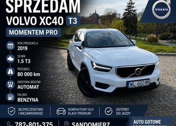 Volvo Xc 40 1.5 t3 model 2020 Faktura VAT 23%