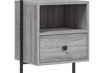 Szafka nocna wisząca szary dąb sonoma 40x30x61 cm WM-833439