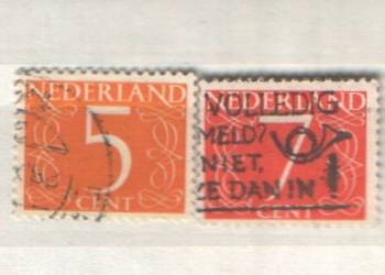 Zn. Holandia  Mi 613, 4, 20, 2 - 7, 9  kas 1953