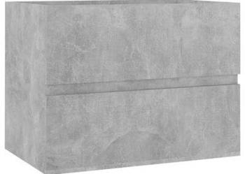 vidaXL Szafka pod umywalkę, szarość betonu, 60x38,5x45 cm(804741)