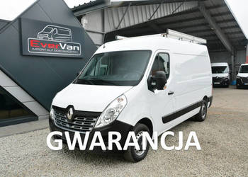 Renault Master średniak L2H2 3 osobowy blaszak 145KM pełna opcja regały se…